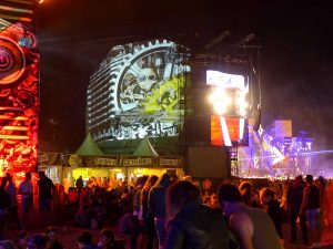 Stage | SMS | Festival: 13x 6kW Slidesprojection